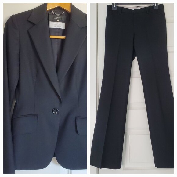 (LIKE NEW) INED Women's Two Piece Suit Set Blazer and Pants - Picture 1 of 14